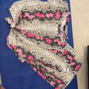Pink Snake Skin Set